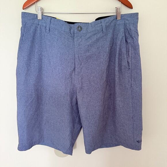 Volcom Frickin V4S Blue 4 Way Stretch Hybrid Walkshort Relaxed Fit Surf Chino 38 - Picture 1 of 9